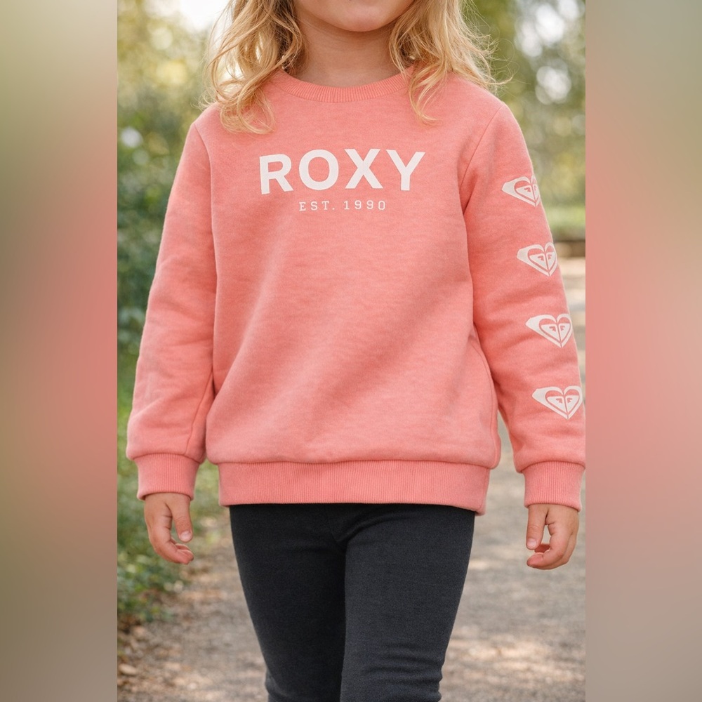 Roxy Coral Sweatshirt - Size 3T - Picture 2 of 2